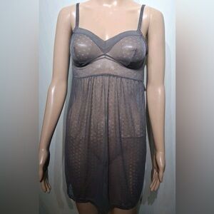 Samantha Chang Charcoal Lingerie, NWT